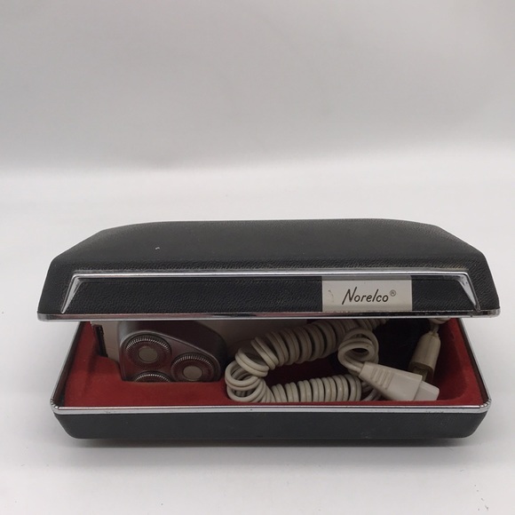 Vintage NORELCO Triple Header Electric Razor In Case Pop-up Trimmer SC-8130 - Picture 11 of 14